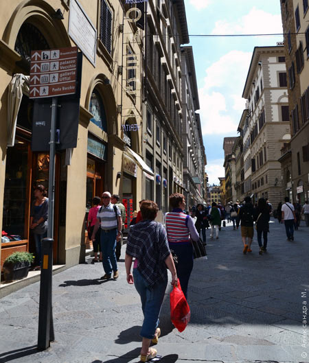 Уличные указатели Флоренции