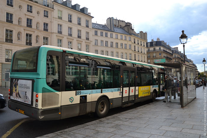 Париж автобус